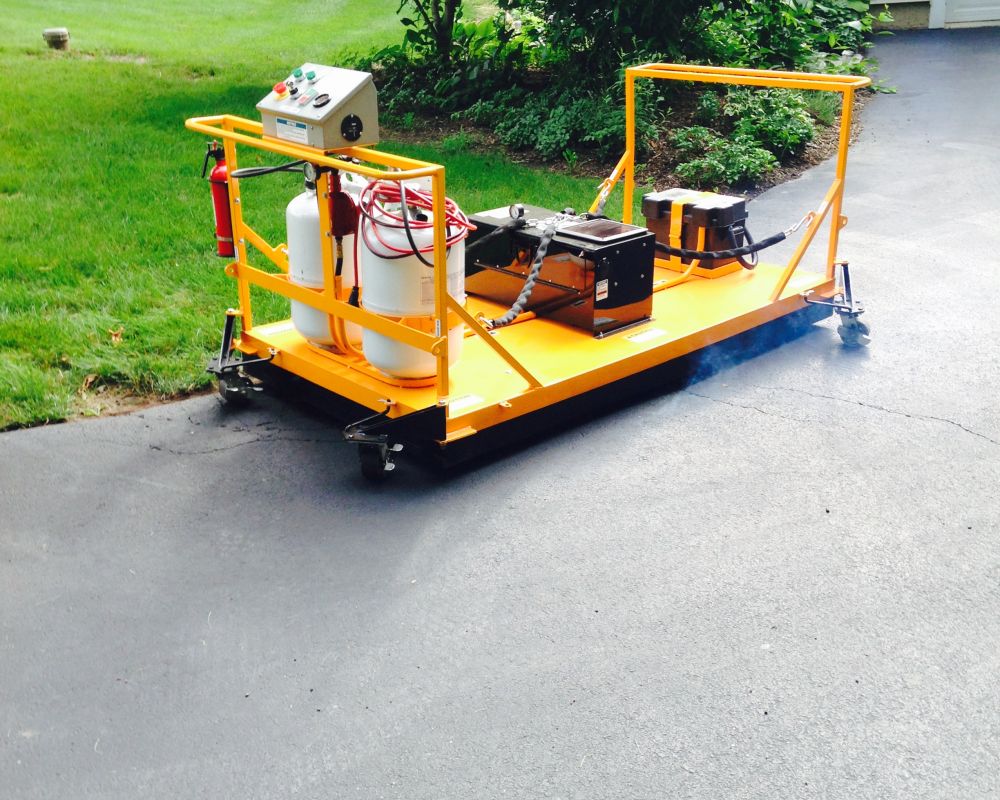 Infrared Asphalt Patching Device