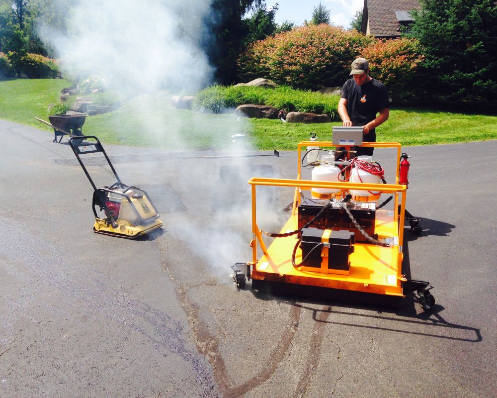 Infrared Asphalt Crack Patch