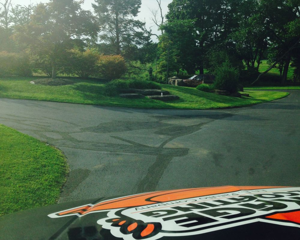 Infrared Asphalt Patch on Street in New Jersey