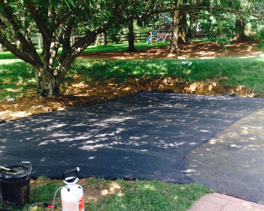 Fresh Asphalt for Driveway Expansion in NJ