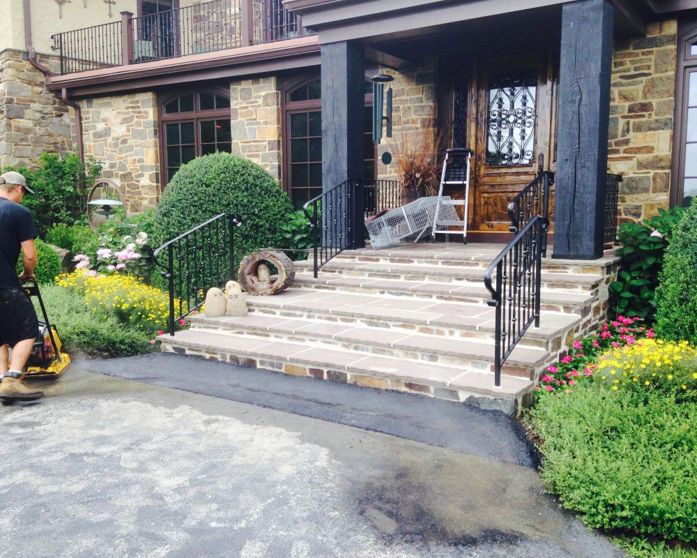 Cutting and Patching a Driveway in Warren County NJ