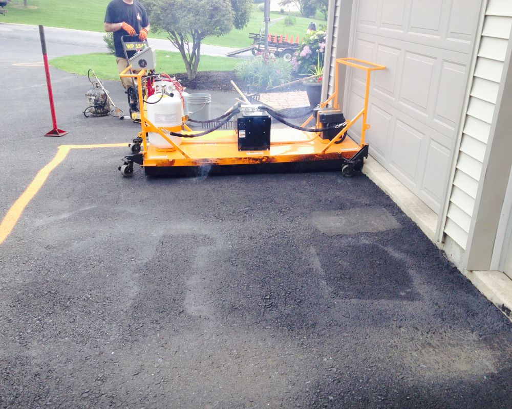 Infrared Asphalt Driveway Patch