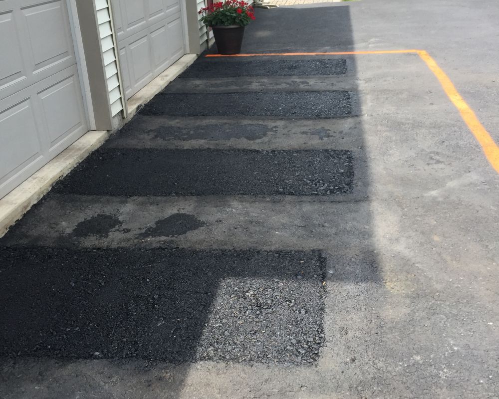 Four Infrared Asphalt Patches in New Jersey