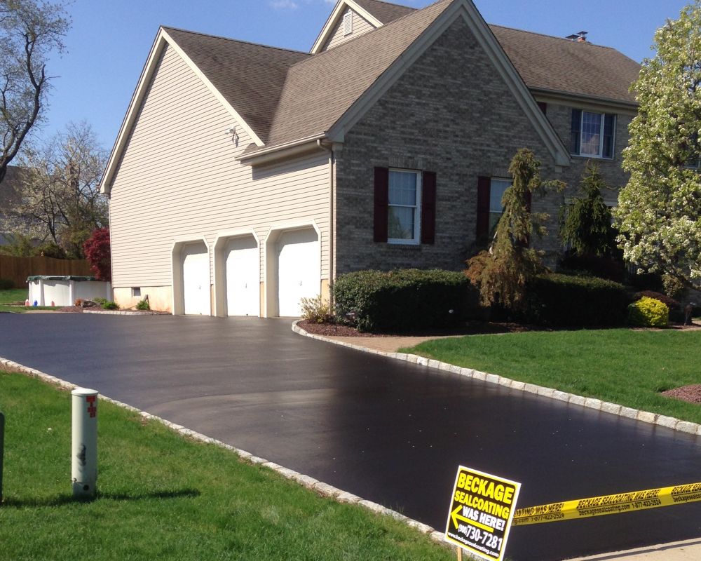 Driveway Sealcoating in New Jersey Completed Projects