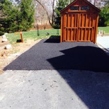 Fresh Asphalt for Driveway Installation