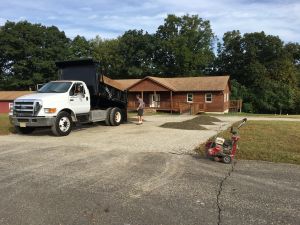 driveway paving before photo