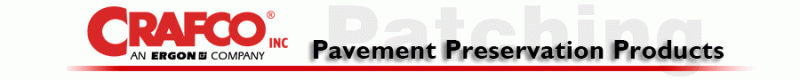 Crafco Inc. Pavement Preservation Products