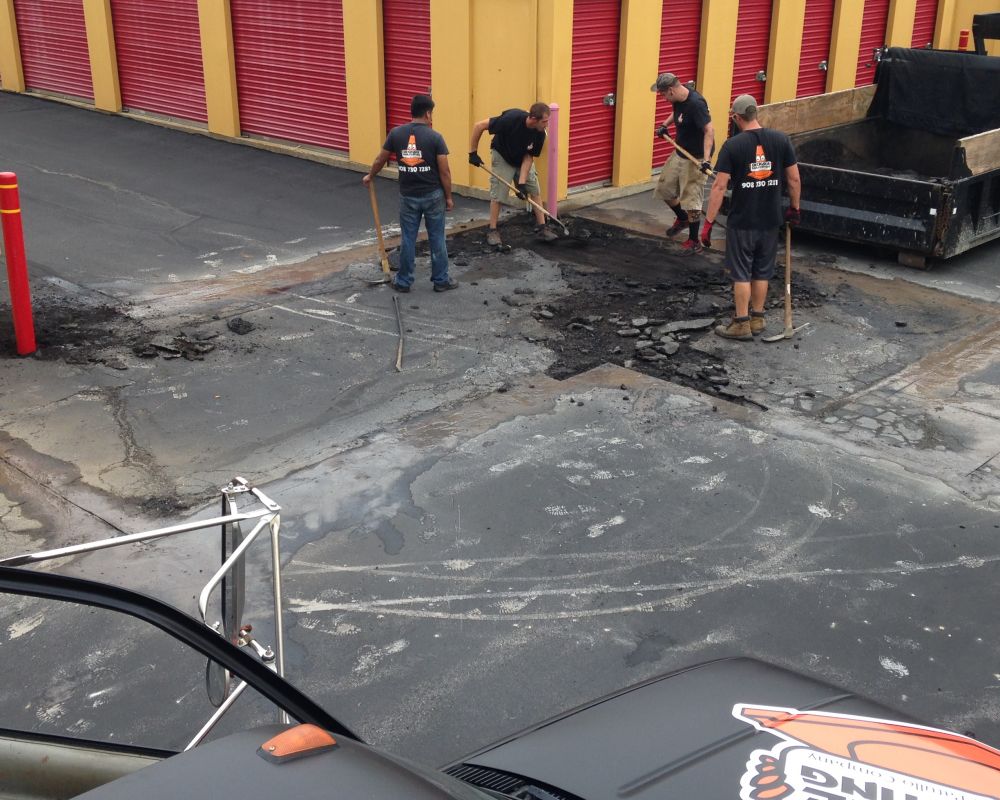 Removing Asphalt Prior to Patching