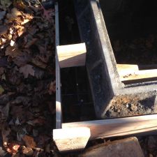 Excavating storm drain for repair